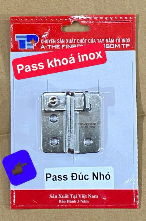 Pass khóa inox
